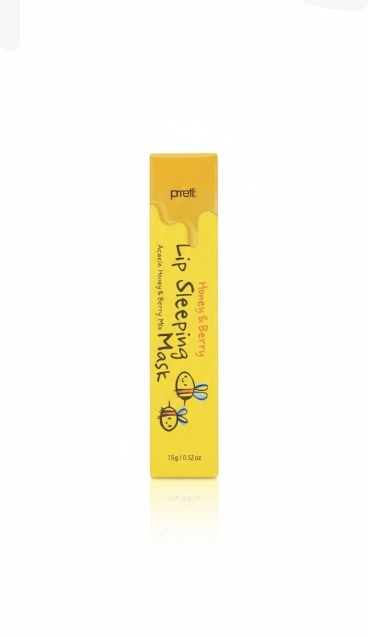 ماسك الشفاه الليلي بالعسل والتوت من بريتيPrreti Honey & Berry Lip Sleeping Mask