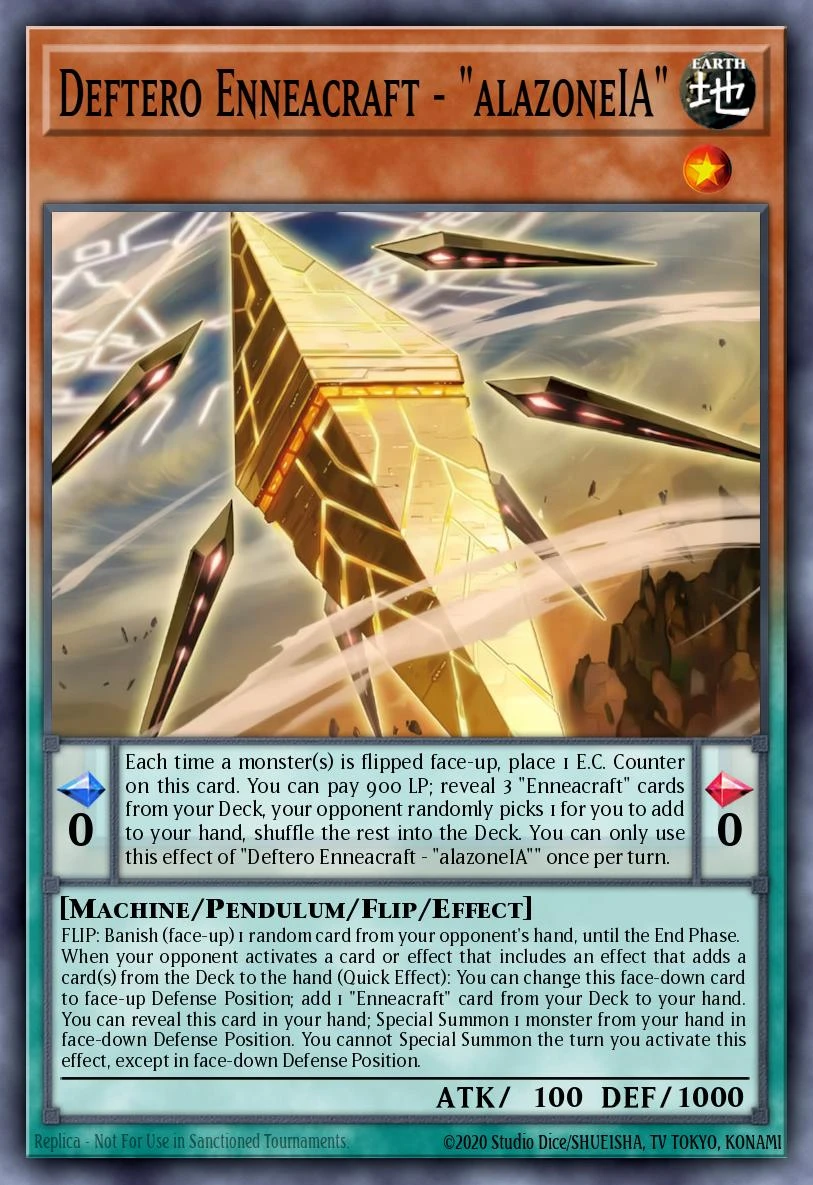 Deftero Enneacraft - "alazoneIA" - PHRE-EN017 - Rare - 1st Edition