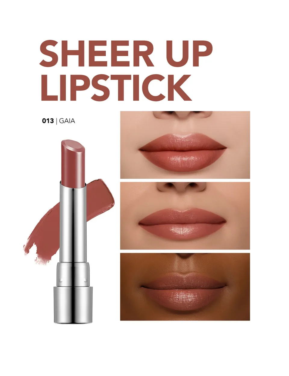Flormar sheer up lipstick gaia