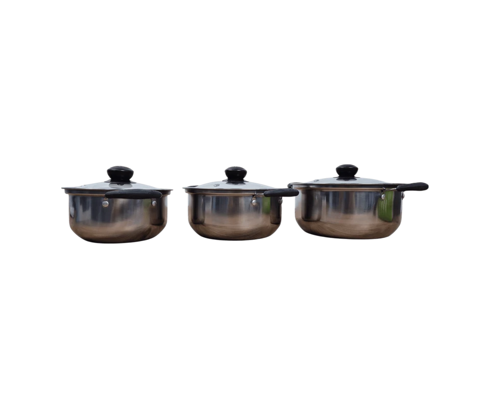 High-quality 3-piece stainless steel wall set