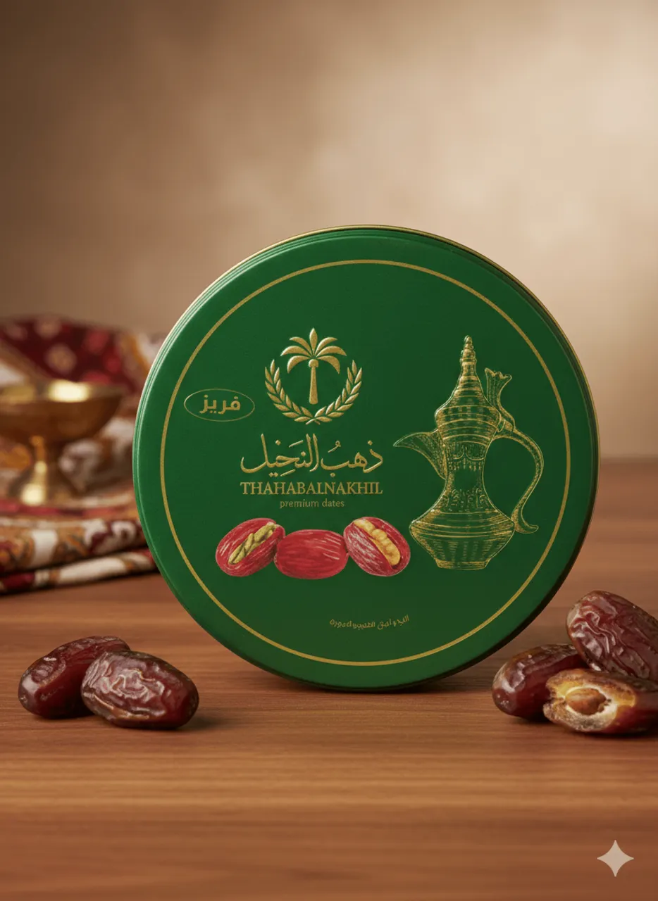 ذهب النخيل  تمر محشي  مكسرات  700غ