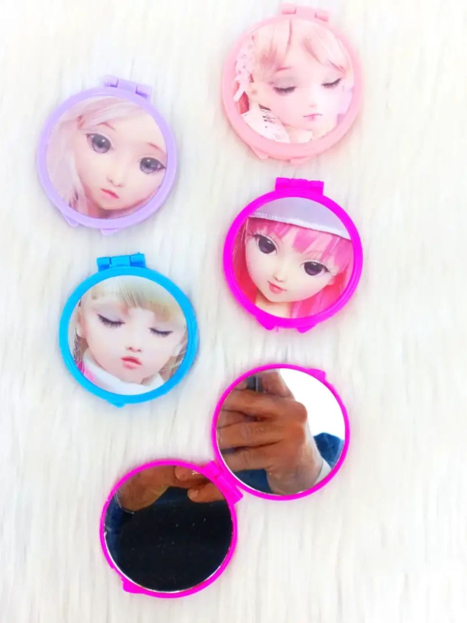 مراية دائرية🎠 الغمزة السحرية للبنوتات والصبايا 😉🎀 