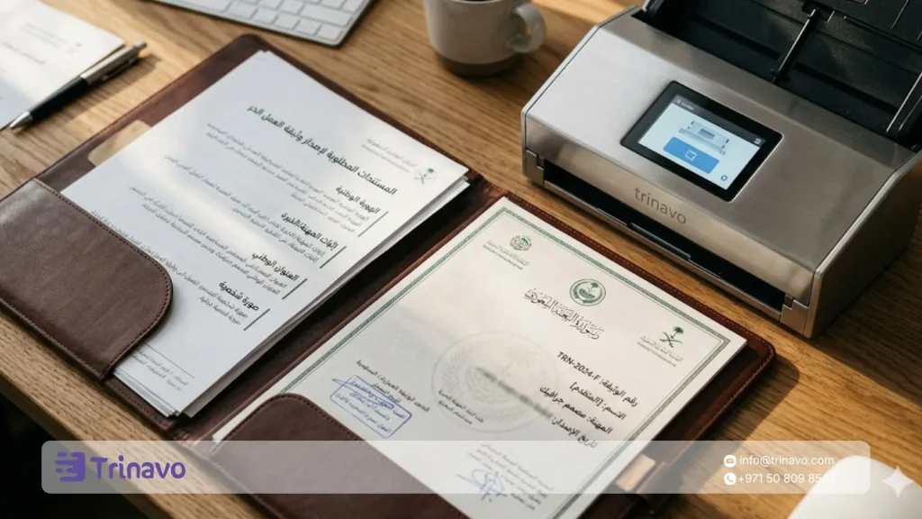 المستندات المطلوبة لإصدار وثيقة العمل الحر