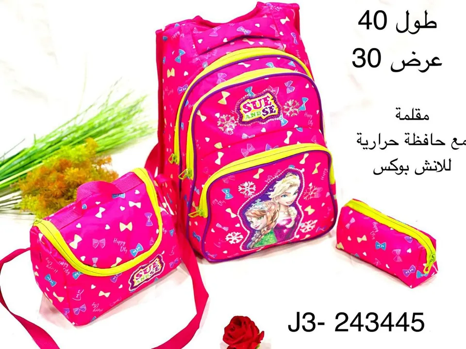 شنطة مدرسية ثلاثية