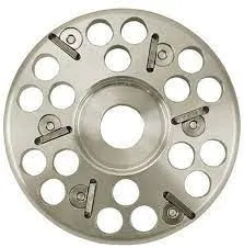 قرص قطع حوافر بروفي من الألومنيوم 6 شفرات