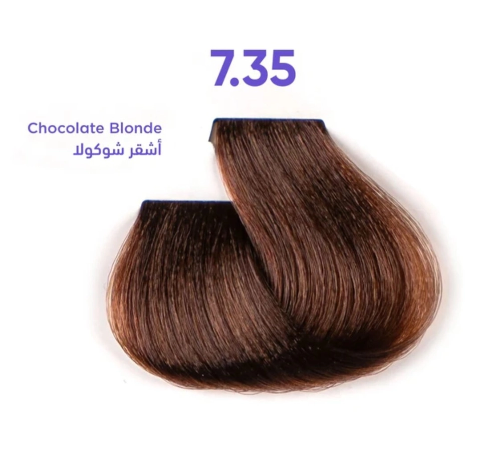 صبغة شعر ون بي أشقر شوكولا 7.35