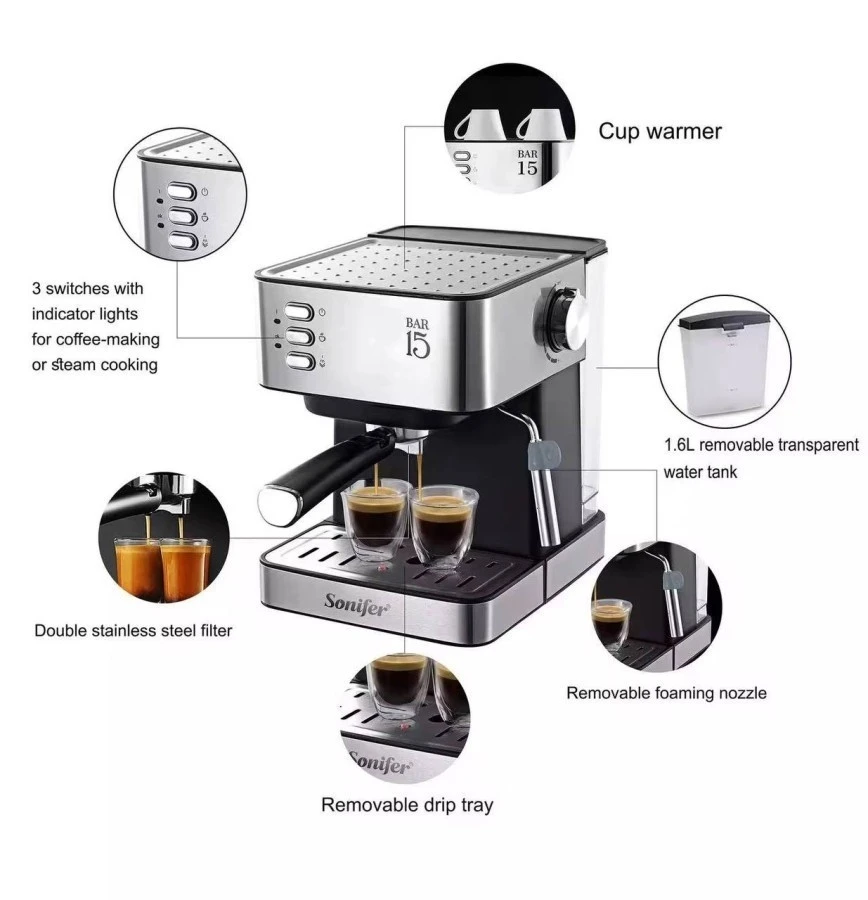 Sonifer SF-3535 Espresso Coffee Maker