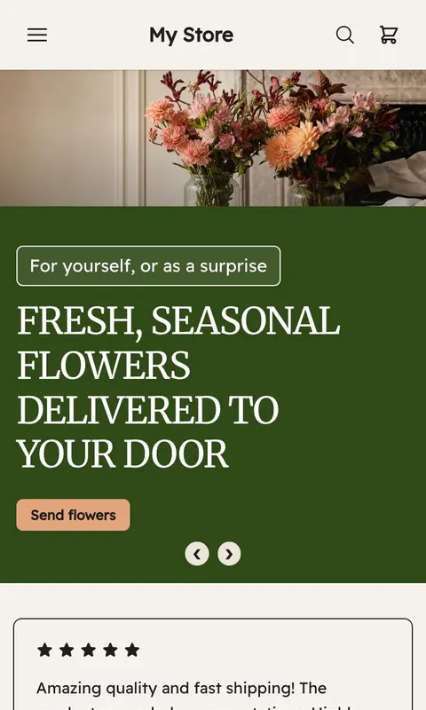Jouri - Flowers & Gifts store template