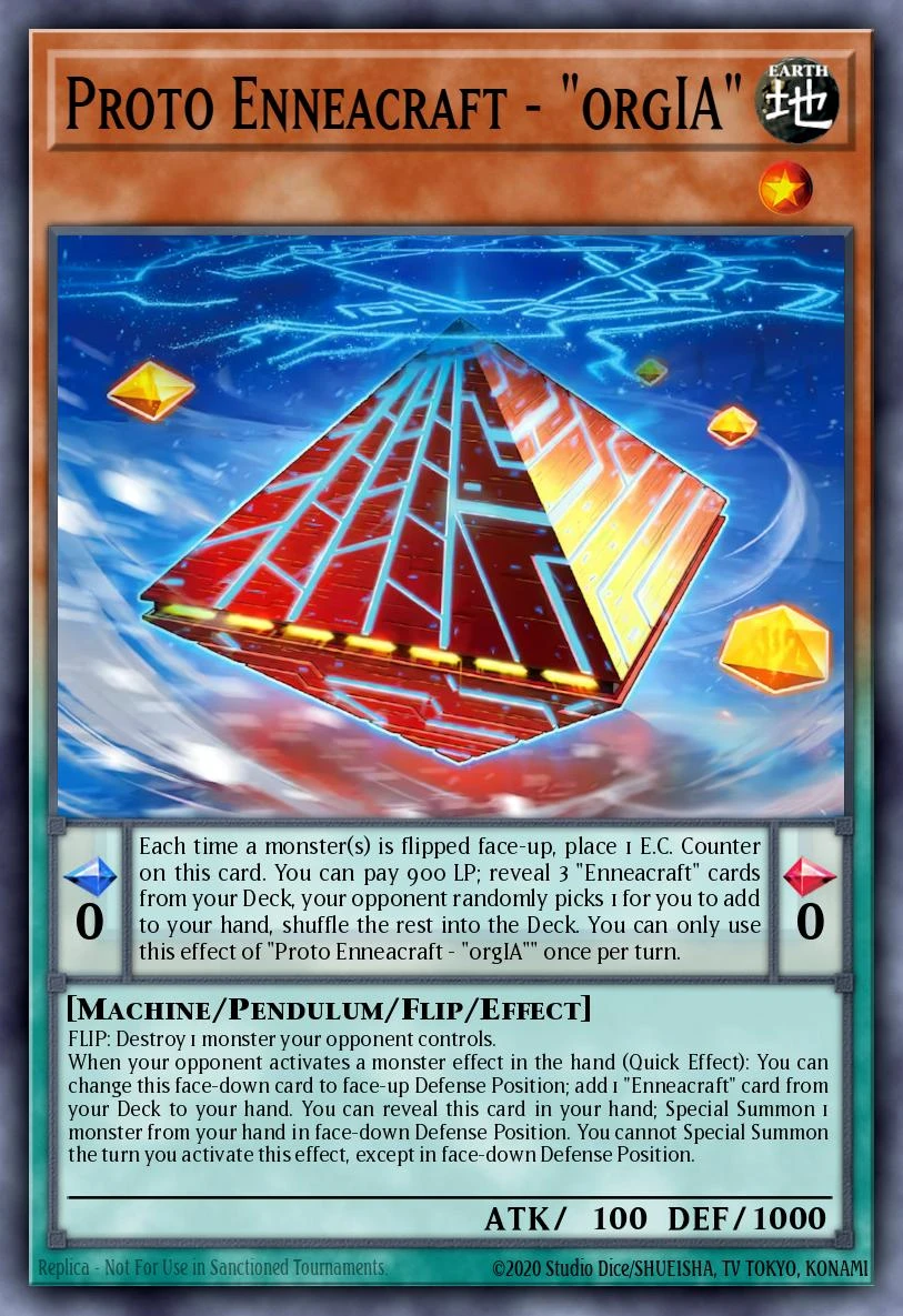 Proto Enneacraft - "orgIA" - PHRE-EN016 - Super Rare - 1st Edition