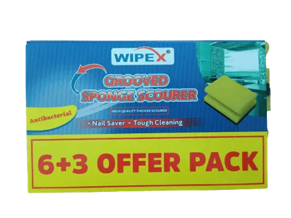 وايبكس  اسفنج جلي محفور  6+3