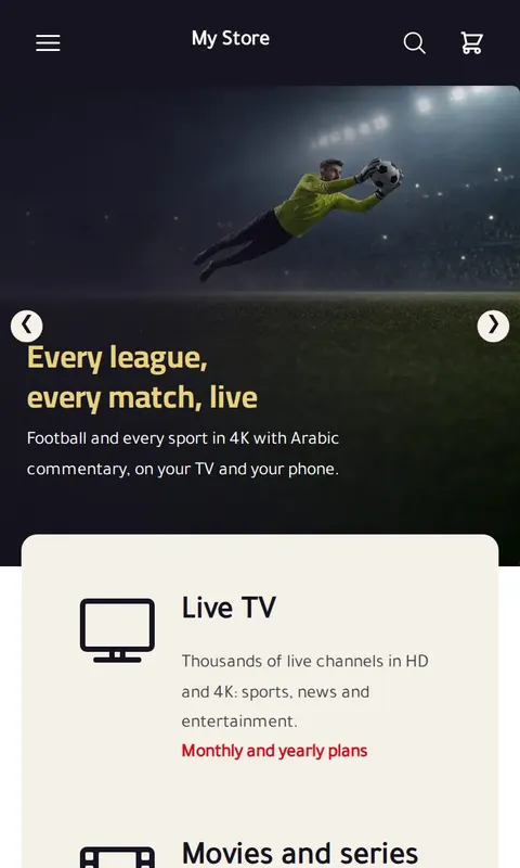 Madar - IPTV & Streaming store template
