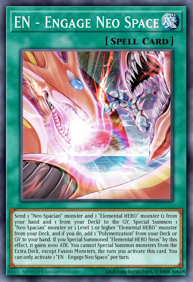 EN - Engage Neo Space - POTE-EN051 - Super Rare - 1st Edition
