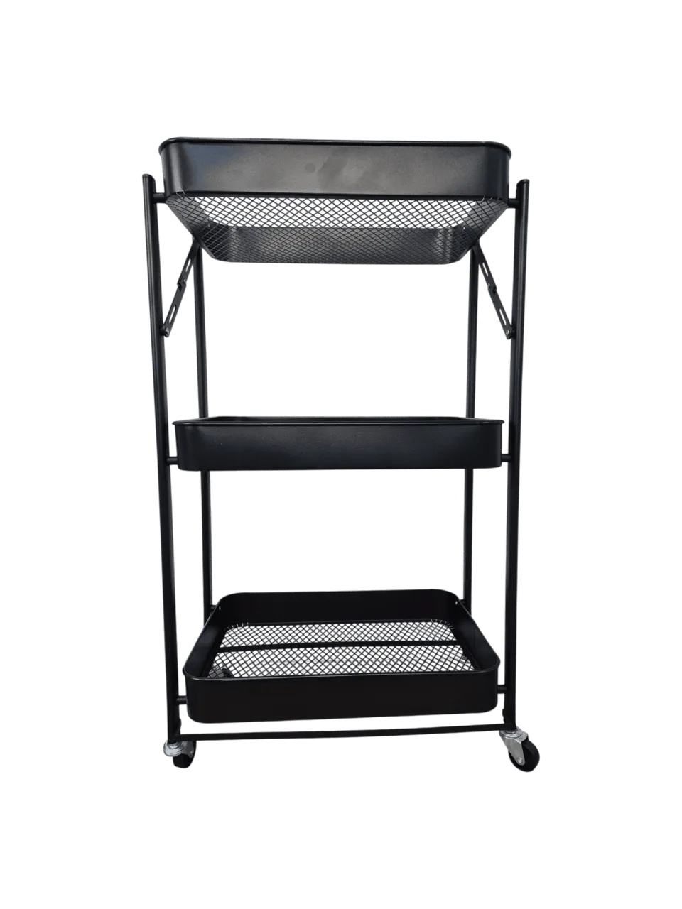 سلة مطبخ متحركة بثلاث طبقات