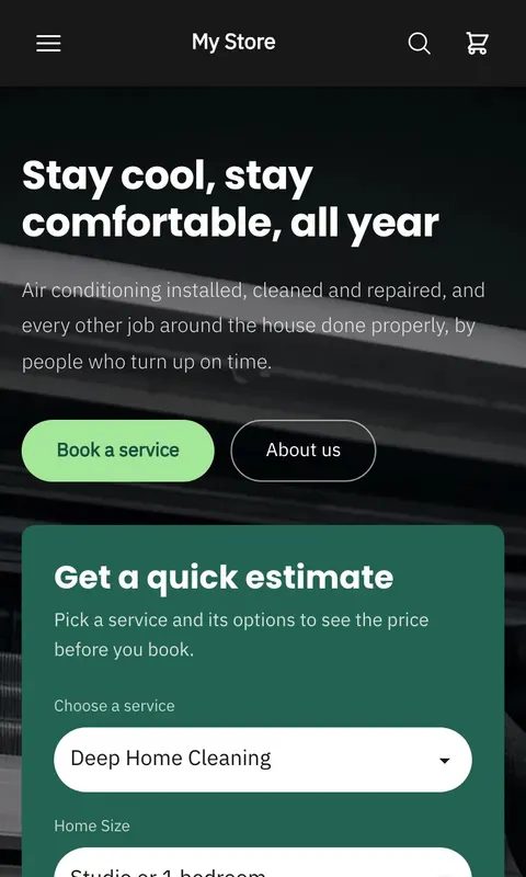 Nasim - Services store template