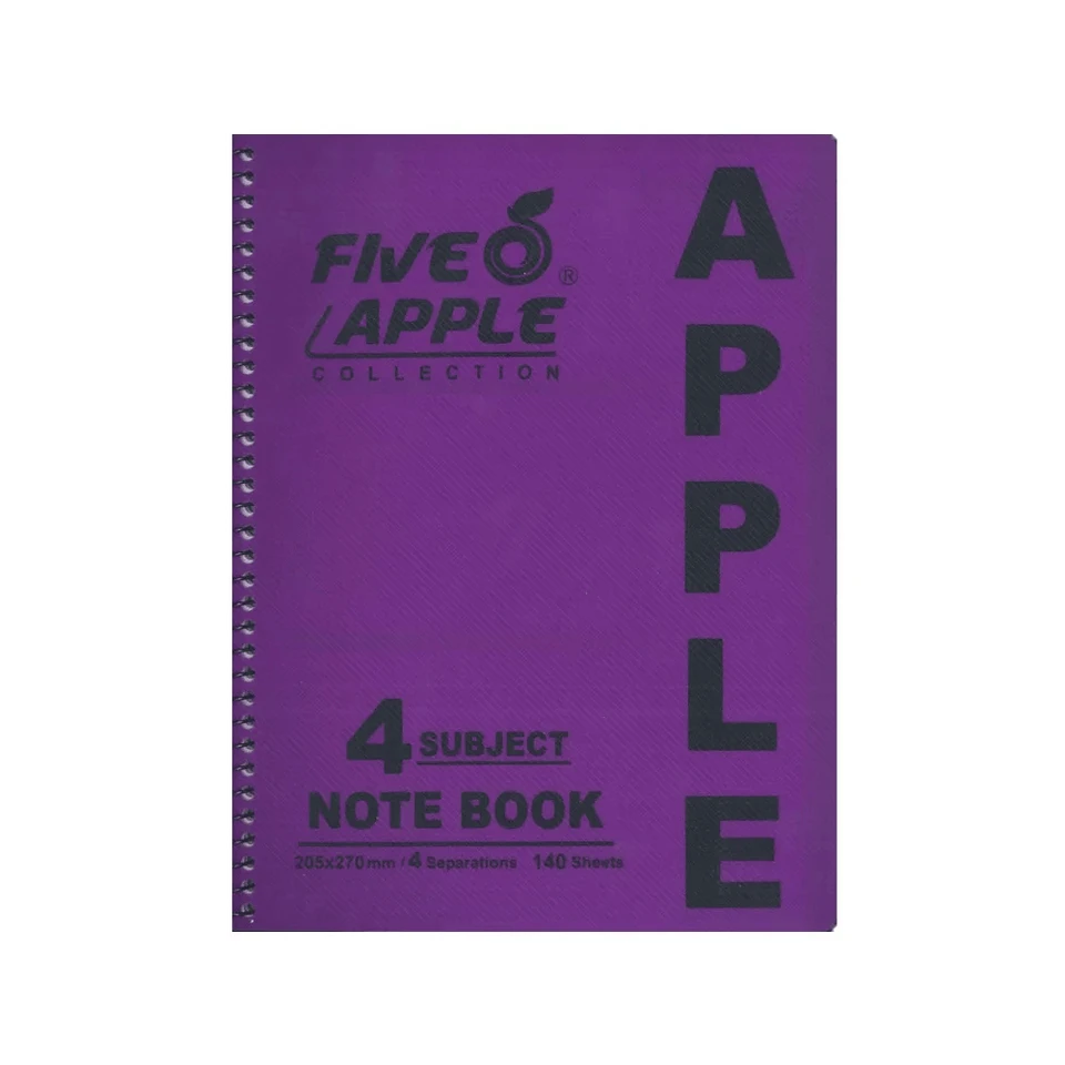  دفتر محاضرات 4 مواضيع  A4