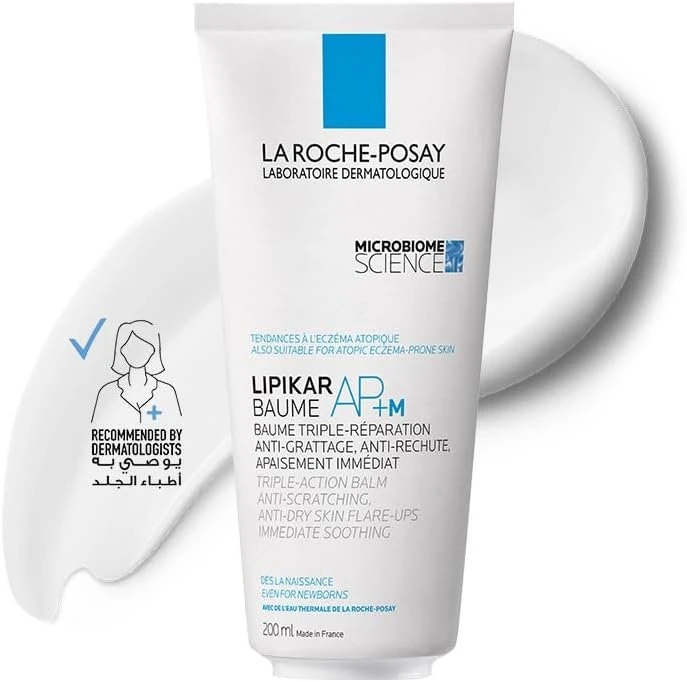 La Roche Posay Lipikar Baume AP+M Moisturising Body Balm For Dry & Eczema-Prone Skin, 200ml
