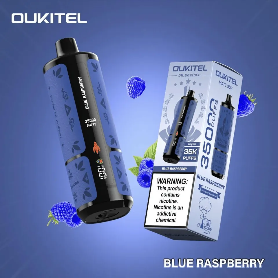 OUKITEL – نكهة توت أزرق | 35,000 Puff
