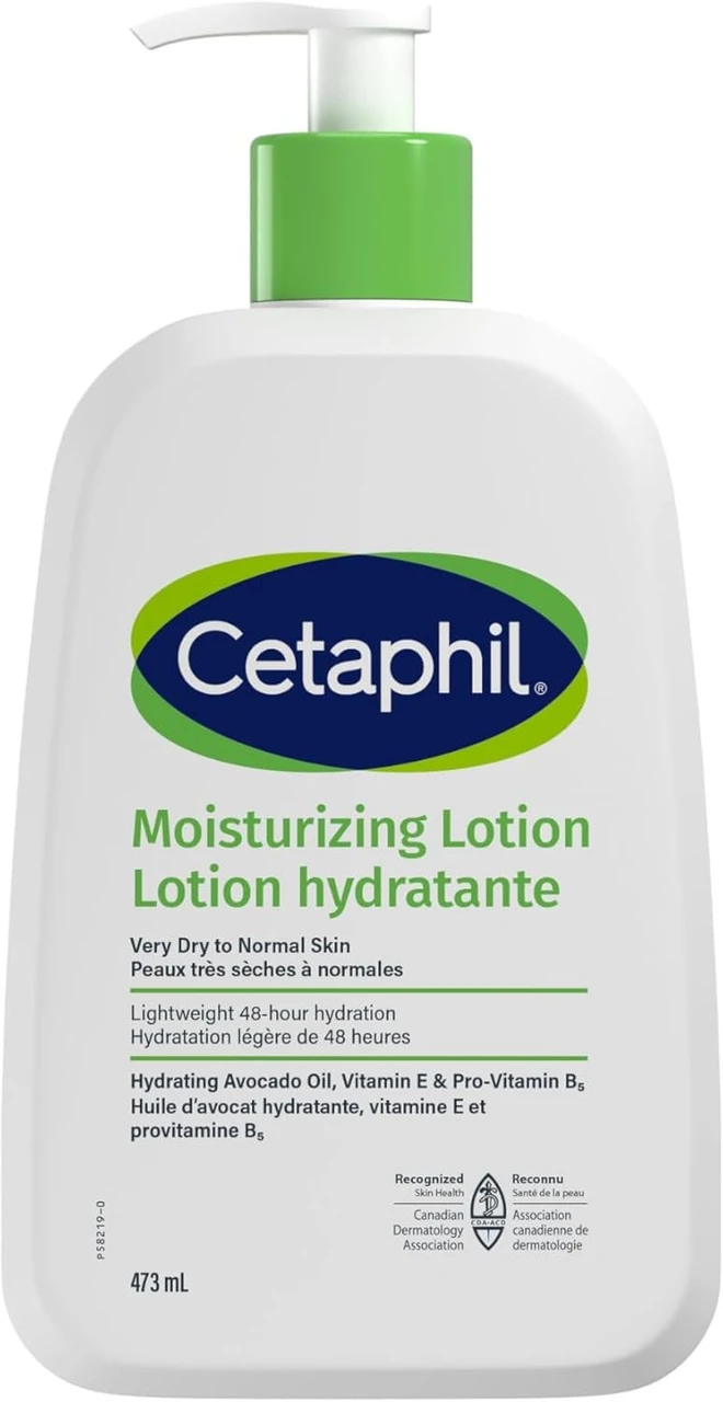 Cetaphil Moisturizing Lotion | Face & Body Moisturizer for Men & Women | For Normal To Dry Sensitive Skin 473ml