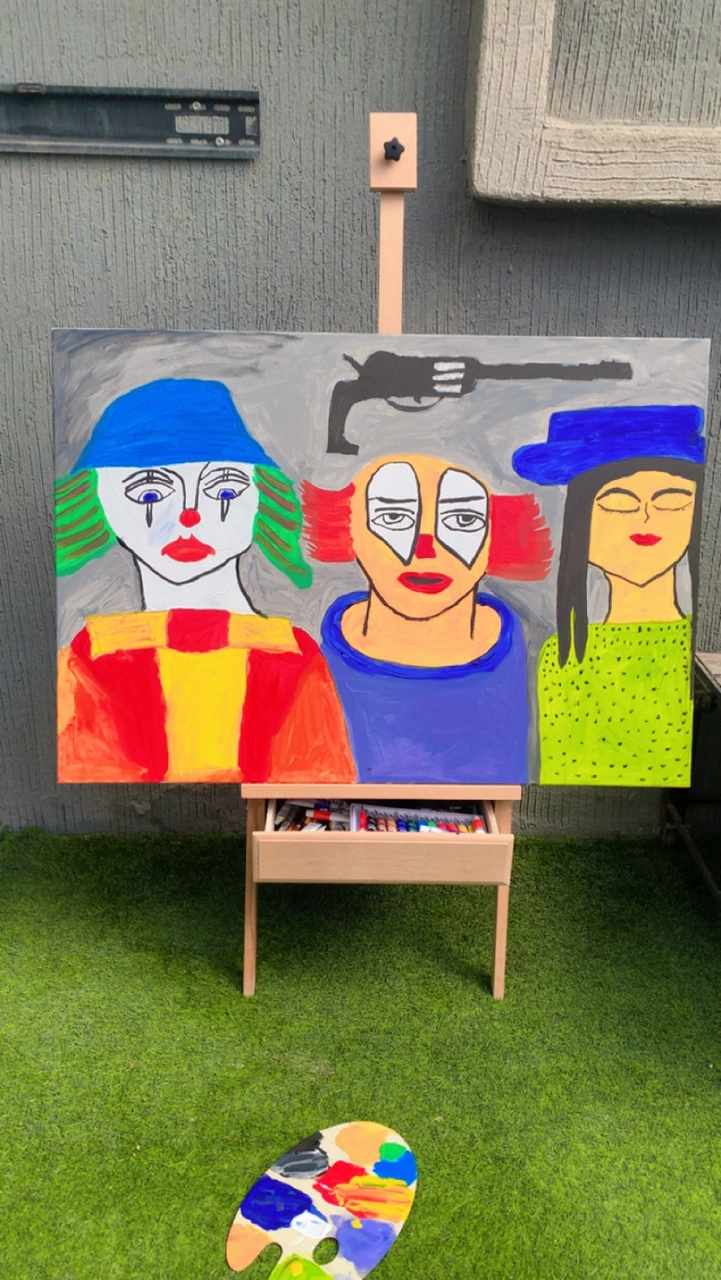 تصميم لوحة 🎨 رسم على الحائط 