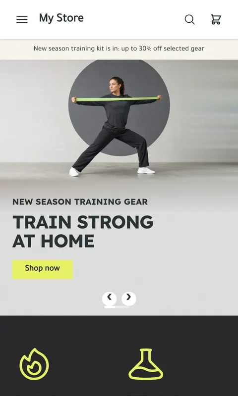 Nashat - Sports & Fitness store template