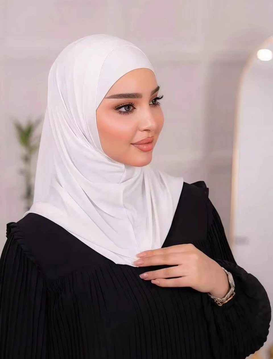 حجاب قطني قطعتين