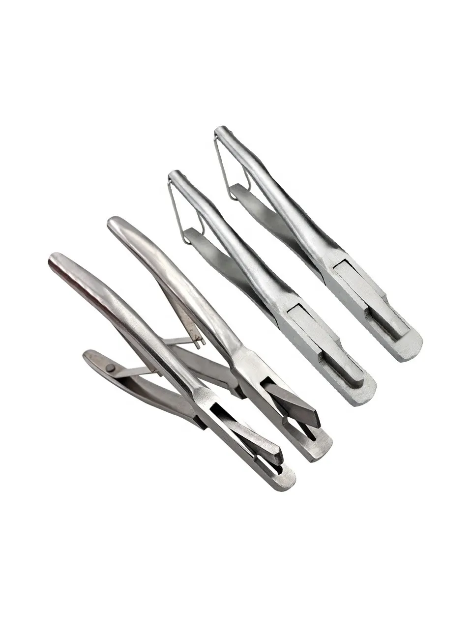 Ear notcher, pocket-sized,	stianless steel, U-notch