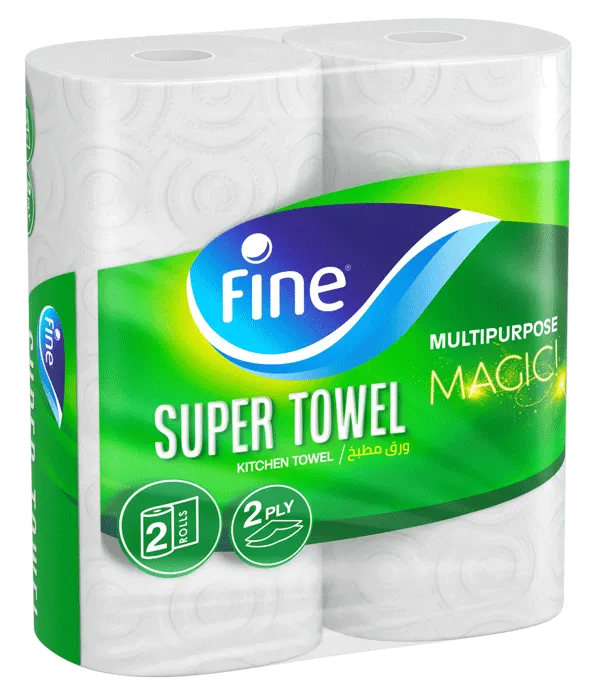 فاين ورق مطبخ سوبر طبقتين 2 رول 
