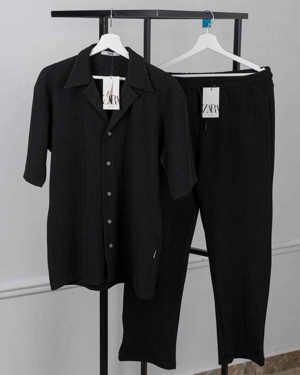 ZARA Jakar suit قميص وبنطلون PRE3