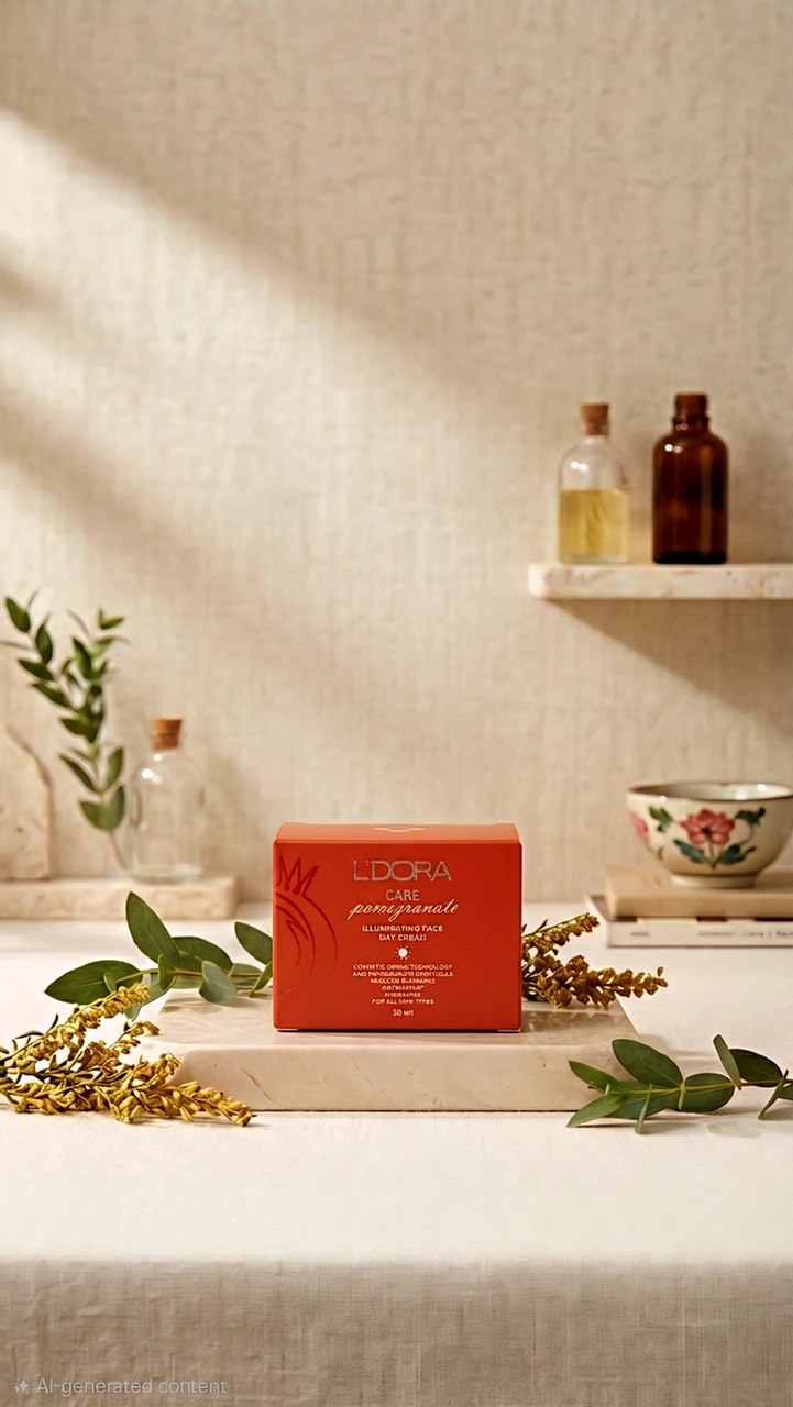 كريم النهار لتفتيح الوجه بالرمان -L'DORA illuminating Face Day cream