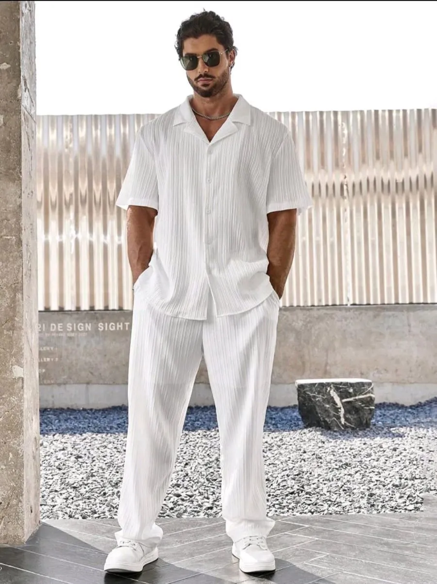 ZARA Jakar suit قميص وبنطلون PRE3