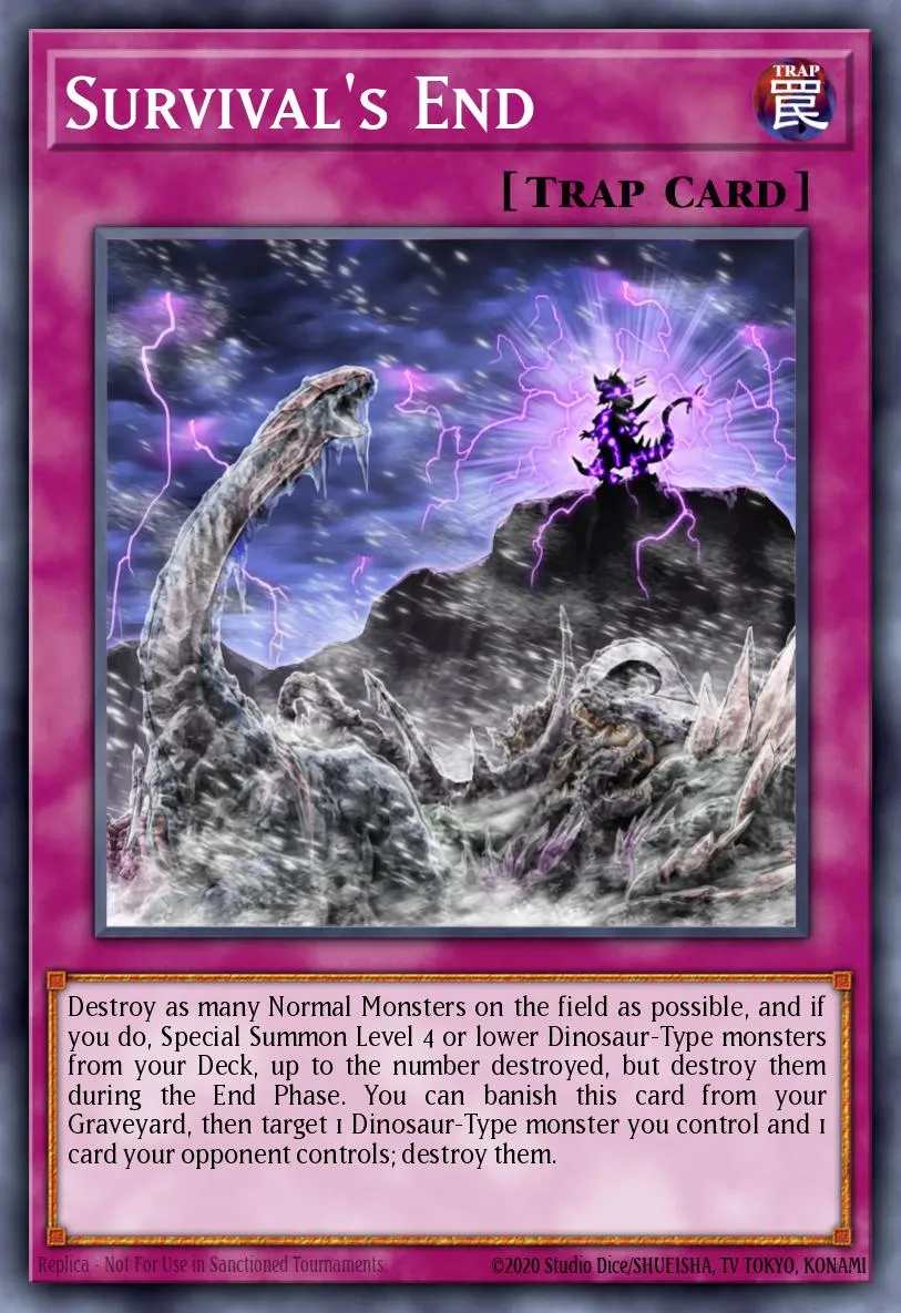 Survival's End - SR04-EN030 -Super Rare - 1st Edition