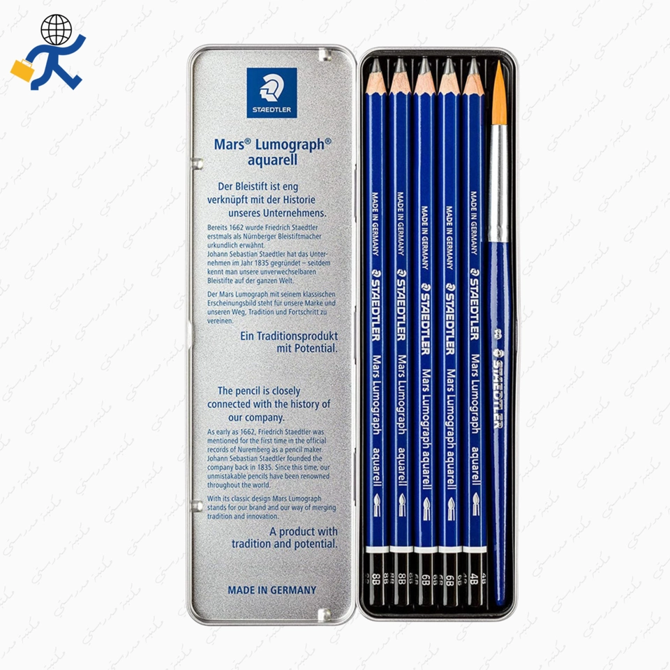 سيت تدرجات رصاص ستدلر 5 قلم 100 A G6