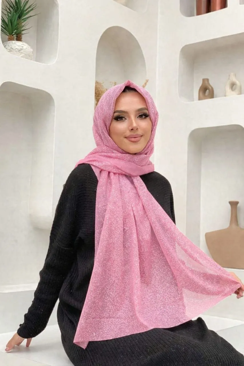 شال شيفون مقصب