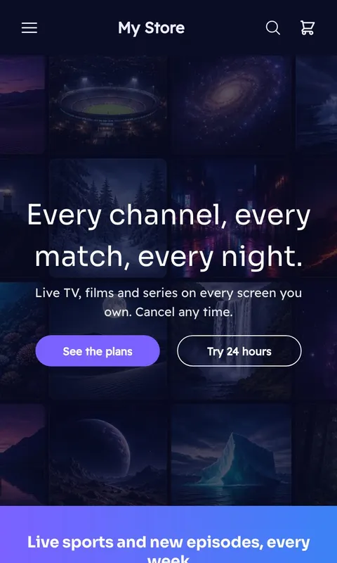 Nujoom - IPTV & Streaming store template