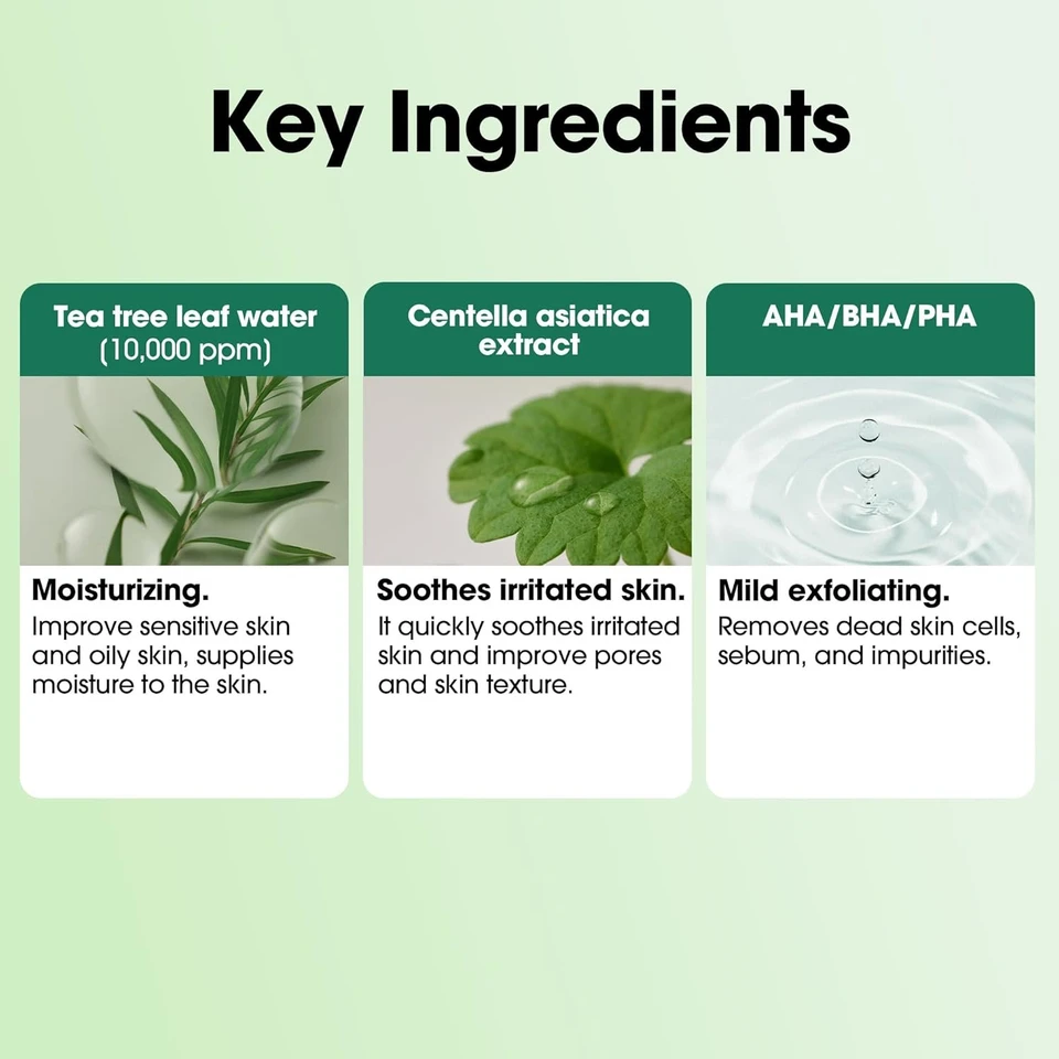 Some By Mi Aha Bha Pha 30 Days Miracle Face Serum | 50ml | Made From Tea Tree Leaf Water For Sensitive Skin | Daily Facial Serum For Sebum, Blemish Care & Remove Dead Cells