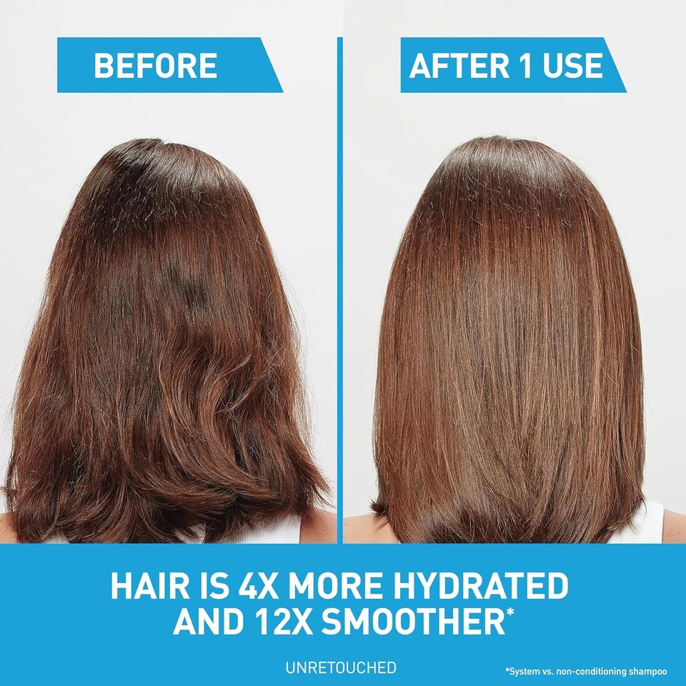 CeraVe Hydrating Anti Dandruff Shampoo, 1% Pyrithione Zinc Dandruff Treatment With Ceramides, Niacinamide & Hyaluronic Acid, Helps Eliminate Flakes & Provides Itchy Scalp Relief, Sulfate Free, 355ml