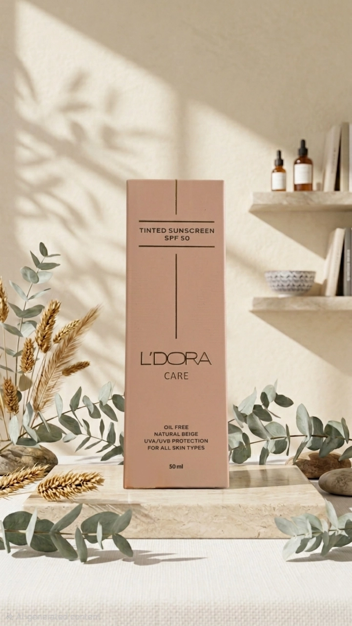كريم واقي شمس ليدورا ملون - Tinted Sunscreen Cream SPF 50 