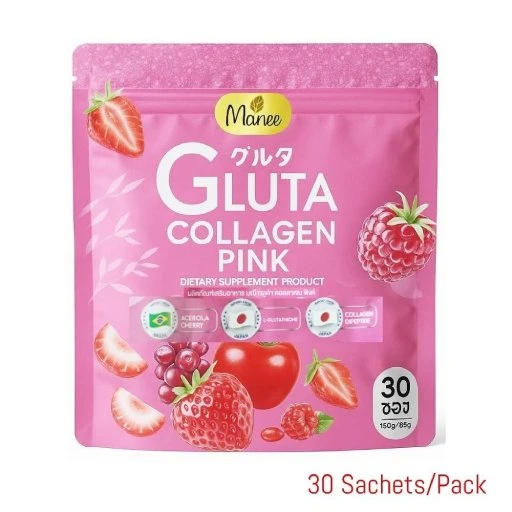Manee Gluta Collagen Pink 30s