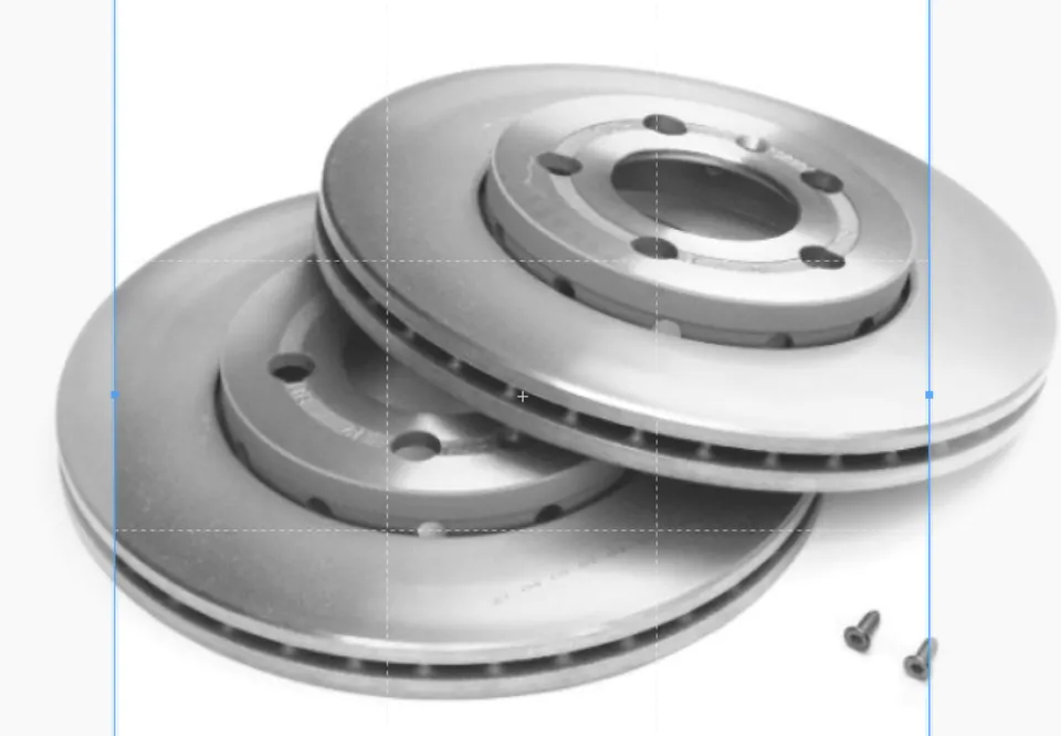Original VW Audi Brake Discs 276x24 Set 1ZF Front Brakes 5Q0615301E