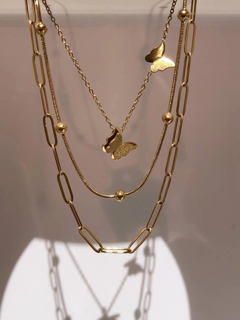 كومبو سلسلة فراشة + حمصة + كارتير