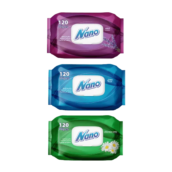 نانو مناديل مبللة 120 منديل