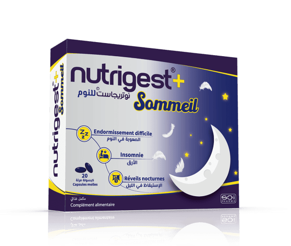 مكمل اكتئاب مساعدة على نوم Nutrigest+Sommeil