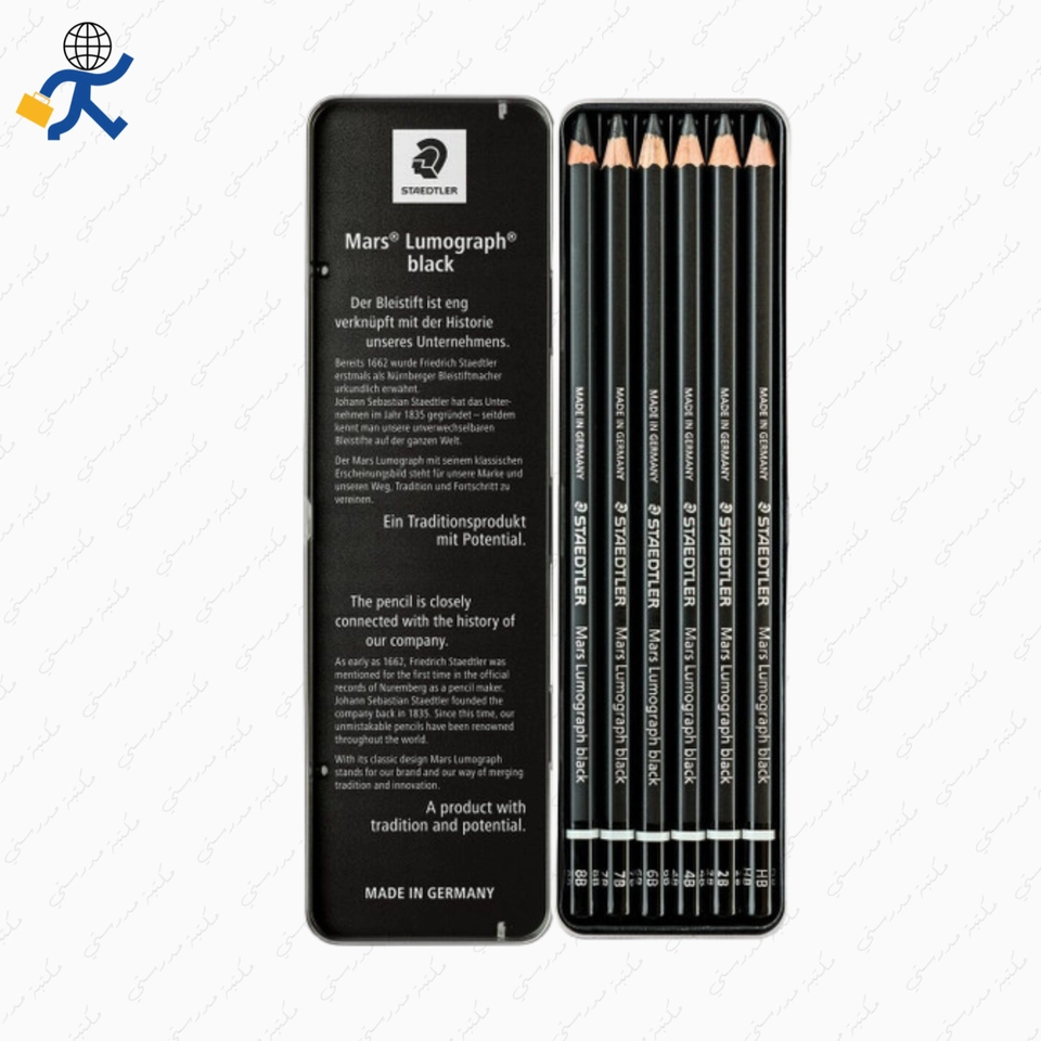 سيت تدرجات الرصاص ستدلر 6 لون   B100 G6 