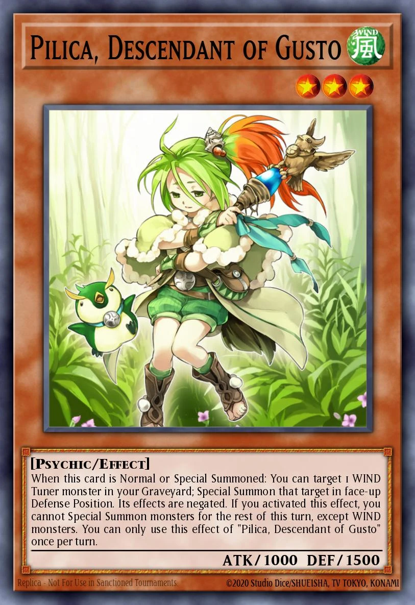 Pilica, Descendant of Gusto - PRIO-EN029 - Super Rare - 1st Edition