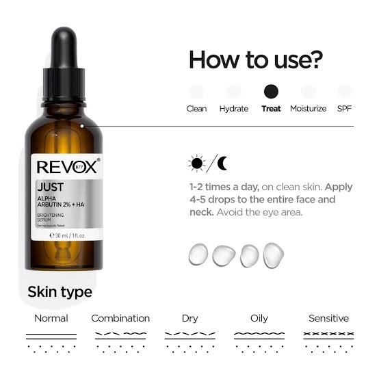 Revox alpha arbutin serum 2%+HA