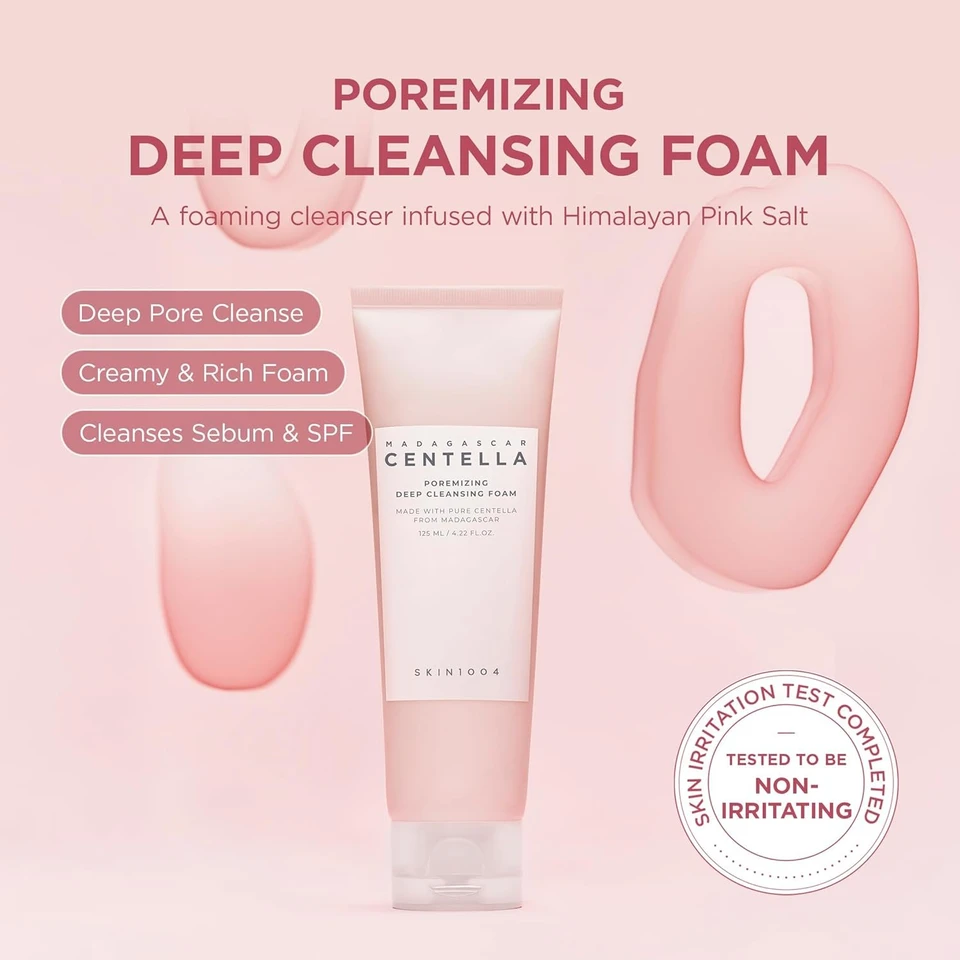 SKIN1004 Madagascar Centella Poremizing Deep Cleansing Foam, 125ml