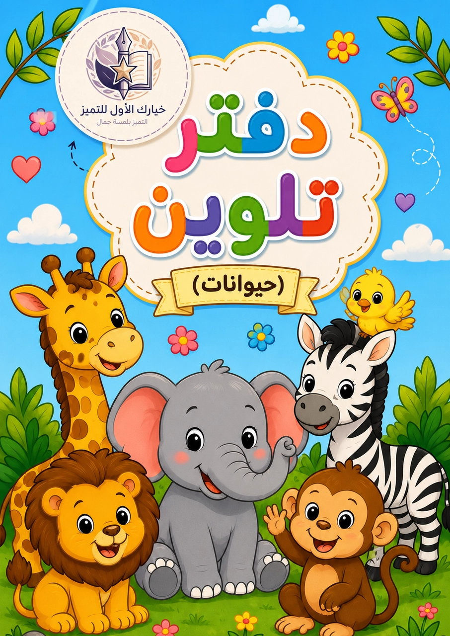 دفتر تلوين (حيوانات)