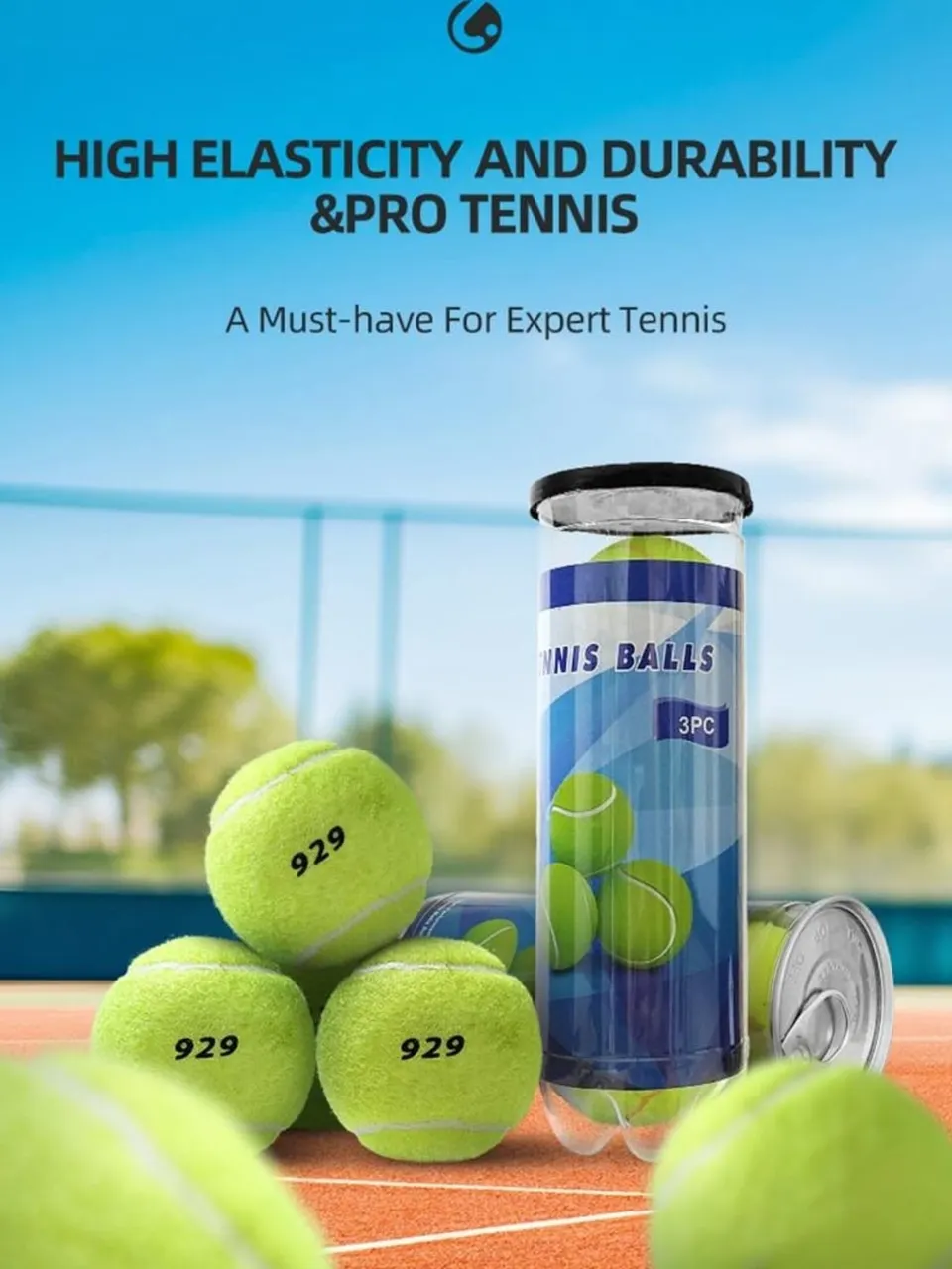 كرات تنس 3 قطع