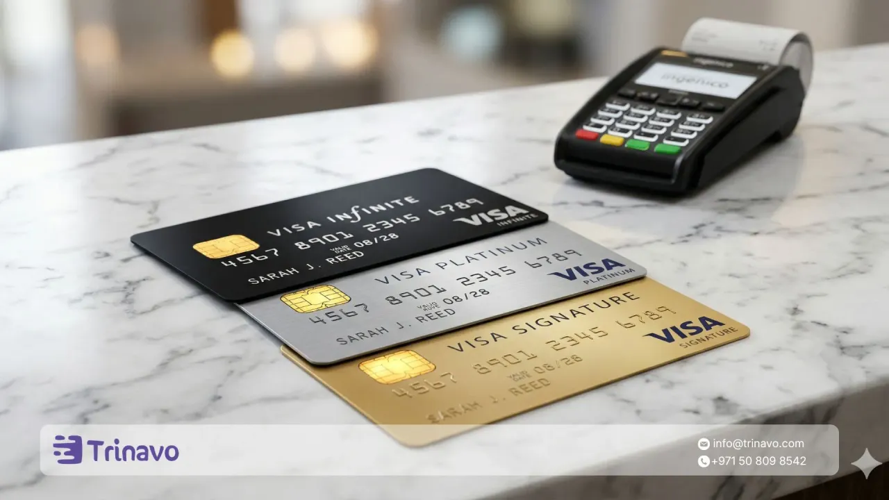 بطاقة Visa: الأنواع والمزايا وطرق تفعيلها عبر ترينافو