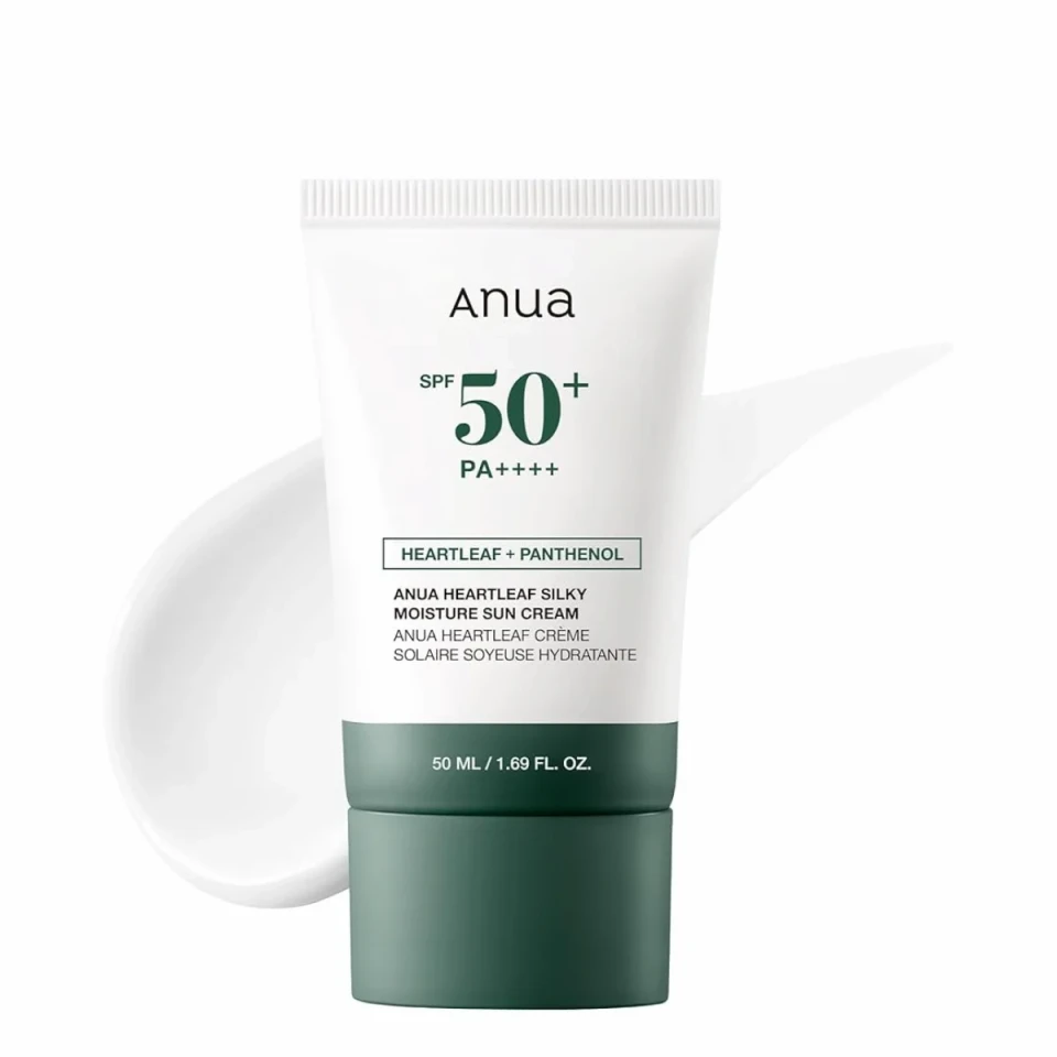 ANUA Heartleaf Silky Moisture Sun Cream 50ML